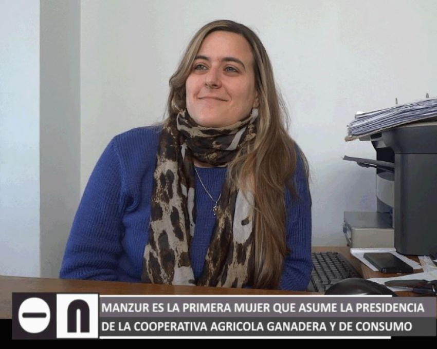 Melisa Manzur, alumna de la Carrera de Agronegocios, es la primera mujer que preside a la Coop. Agrícola Ganadera de Oncativo